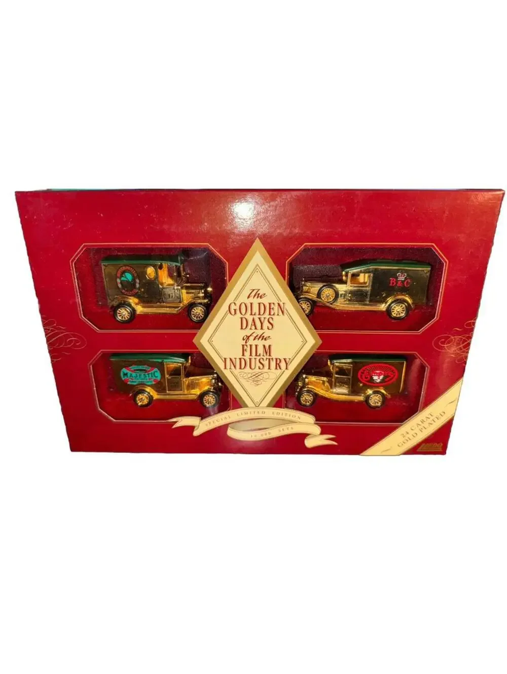 Lledo The Golden Days Of The Film Industry Collection 24K Gold Plated Limited Ed
